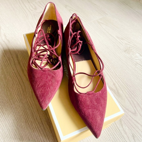 Michael Kors Collection Kallie Runway Lace Up Flat - Picture 1 of 14